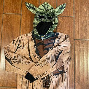 Star wars yoda kid disney jacket sz L costume
